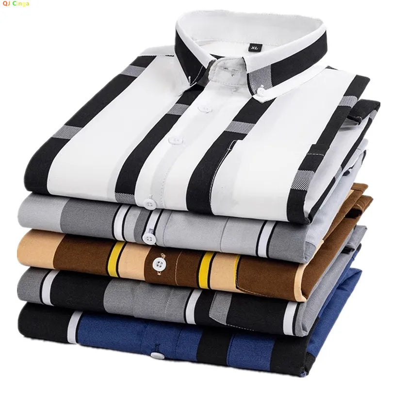 Bold Stripe Cotton Shirt