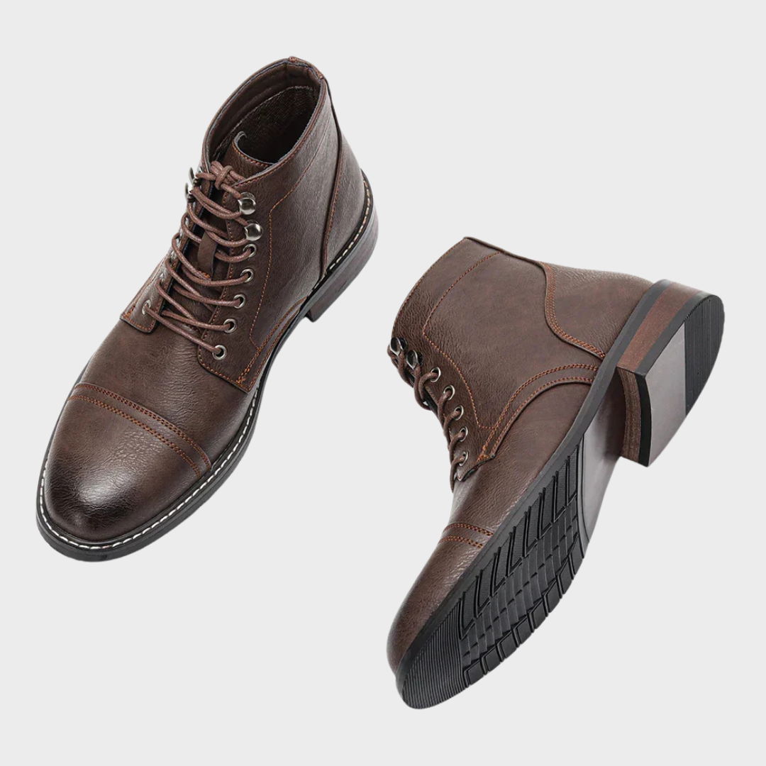 Heritage Leather Derby Boots