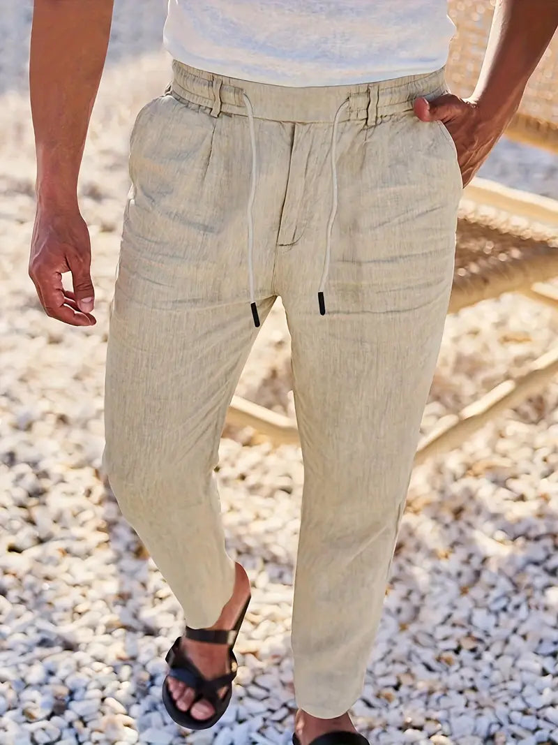 Relaxed Linen Summer Pants