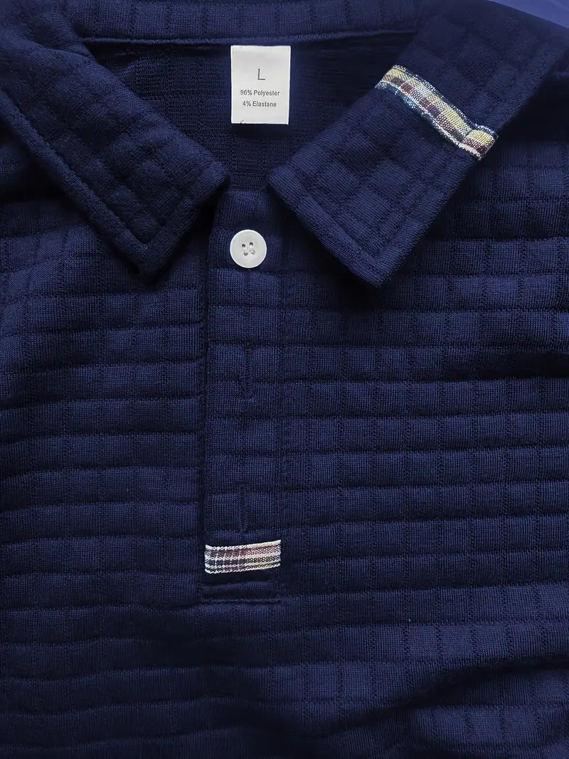 Modern Long-Sleeve Polo