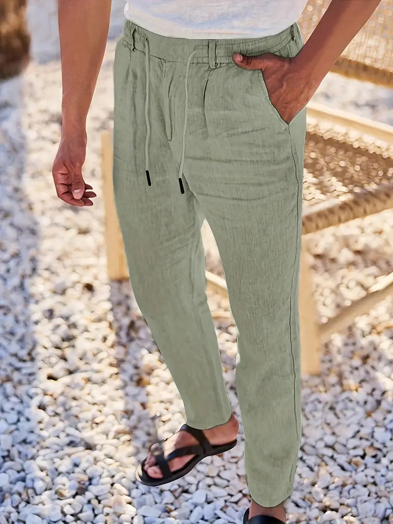 Relaxed Linen Summer Pants