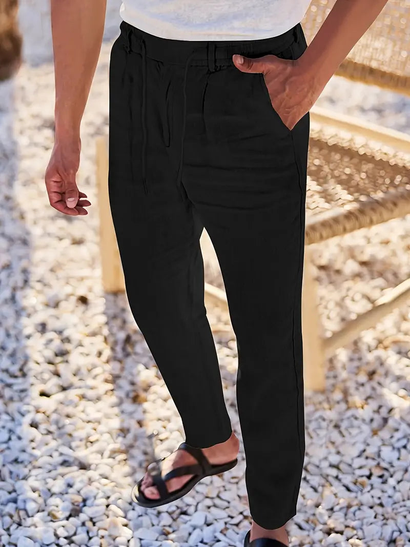 Relaxed Linen Summer Pants