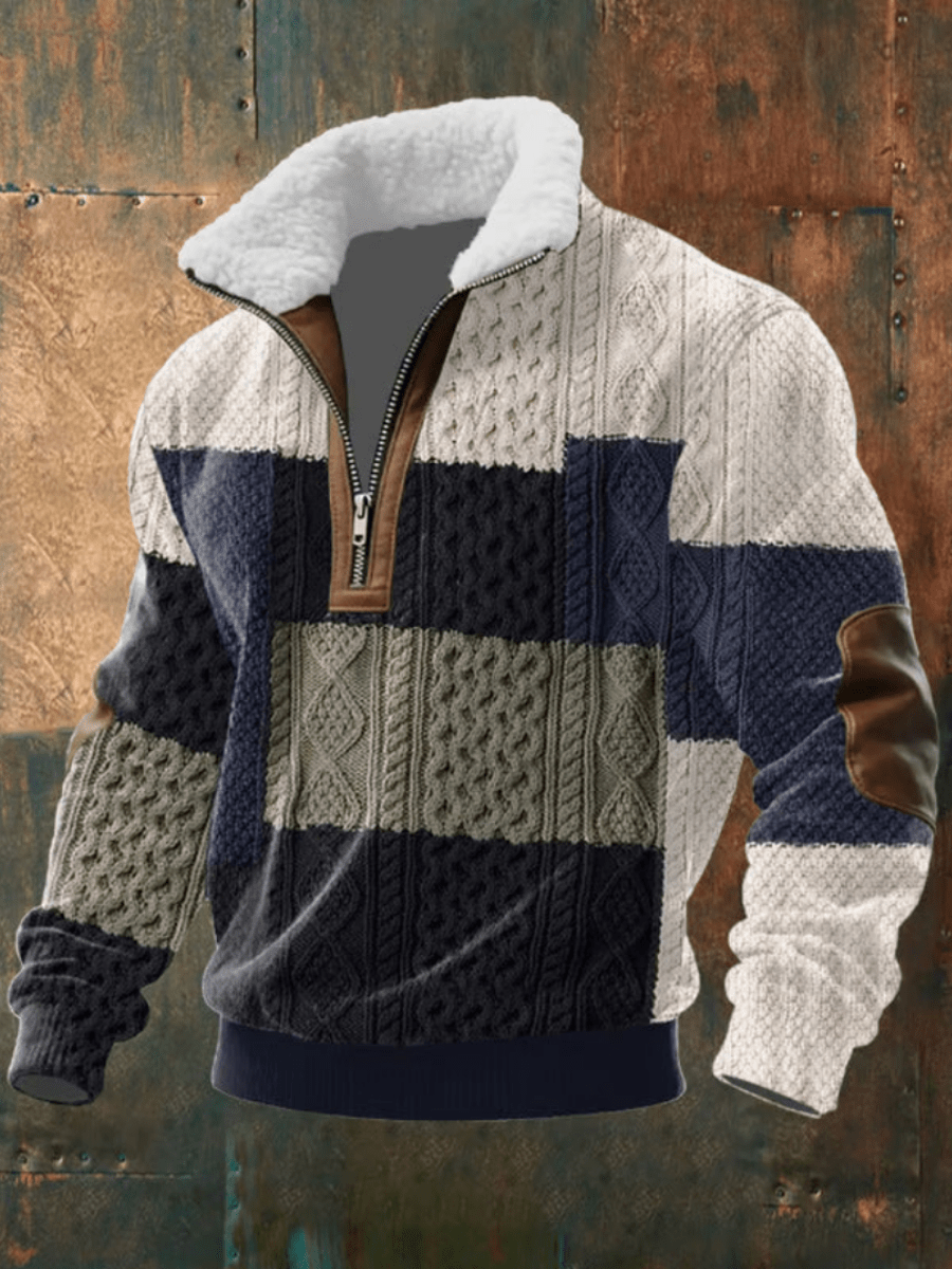 Warm Fleece Collar Sweater