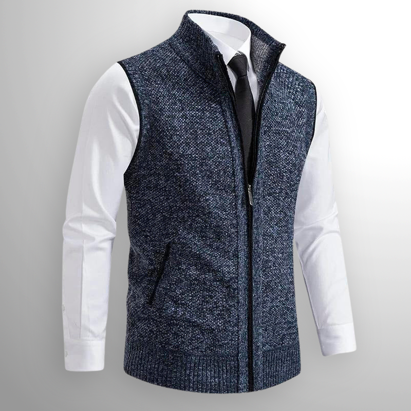 Refined Zip Vest